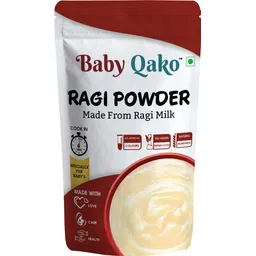 baby qako Ragi Powder Made From Ragi Milk / 100% Natural Ragi Flour for Born Baby's. Cereal-picture-14