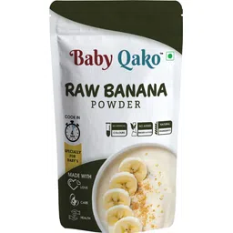 baby qako Raw Banana Powder | No Salt, No Preservatives, 100% Natural Kerala Banana Powder Cereal-picture-25