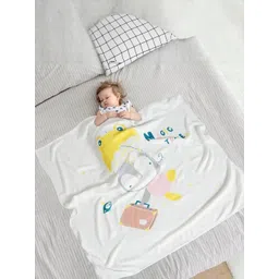 Baby Station Kids White 350 GSM Single Bed Blanket-picture-12
