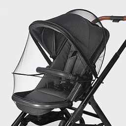 Baby Stroller Mosquito Net Universal Breathable Stroller Canopy Cover with Mosquito Netting for Infant Toddler Pushchair (Black)-image-10