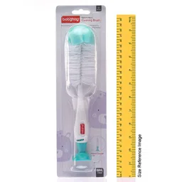 Babyhug 2 In 1 Bottle & Nipple Cleaning Brush - Blue image 3