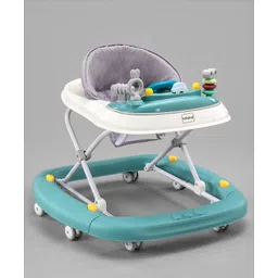 Babyhug 2 In 1 Multifunctional Baby Walker Cum Rocker With 3 Level Height Adjustment & Musical Play Tray -Green-picture-26