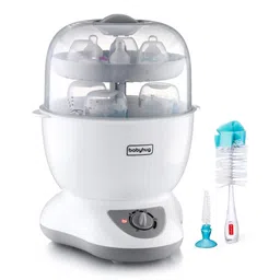 Babyhug 6 in 1 Steam Sterilizer Cum Warmer & 2 In 1 Bottle & Nipple Cleaning Brush Combo Pack-picture-17