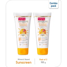 Babyhug Advanced Mineral Based Sunscreen Pack of 2 - 100 g each-picture-14