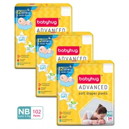 Babyhug Advanced Pant Style Diaper New Born (NB) - 34 Pieces - (Pack of 3)-picture-15