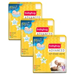 Babyhug Advanced Pant Style Diaper Small - 32 Pieces - (Pack of 3)-picture-26