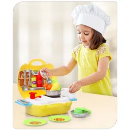 Babyhug Chef's Home Kitchen Suitcase Playset - 28 Pieces-image-7