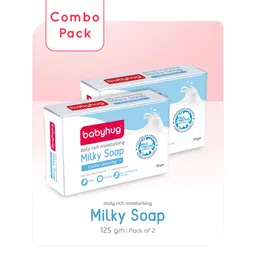 Babyhug Daily Rich Moisturising Milky Soap 125 gm - Pack of 2-picture-23