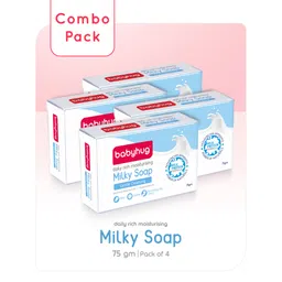 Babyhug Daily Rich Moisturising Milky Soap 75gm - Pack of 4-picture-12