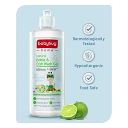 Babyhug Home Natural Dishwash Gel - 500 ml-image-2