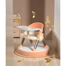 Babyhug Kids Feeding Chair with Removable Food Tray| Easy Assembly| Home & Classroom Use| Ideal for Indoor & Outdoor| Soft Seat| Home & Classroom Use| Comfortable Backrest| Dining Chair- Orange-image-10