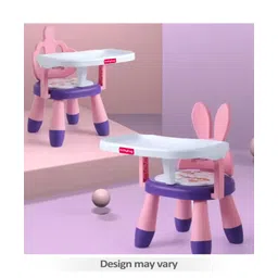 Babyhug Kids Feeding Chair with Removable Food Tray| Easy Assembly| Home & Classroom Use| Ideal for Indoor & Outdoor| Soft Seat| Home & Classroom Use| Comfortable Backrest| Dining Chair - Pink-image-9