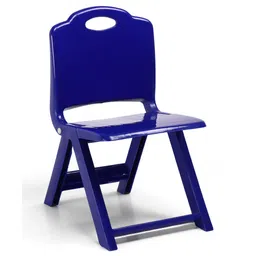 Babyhug Kids Portable Non-Slip Folding Chair| Light Weight & Portable| Ideal for Indoor & Outdoor| Home & Classroom Use| Comfortable Back Rest - Blue-image-11