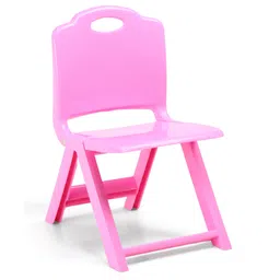 Babyhug Kids Portable Non-Slip Folding Chair| Light Weight & Portable| Ideal for Indoor & Outdoor| Home & Classroom Use| Comfortable Back Rest - Pink-image-16