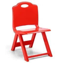 Babyhug Kids Portable Non-Slip Folding Chair| Light Weight & Portable| Ideal for Indoor & Outdoor| Home & Classroom Use| Comfortable Back Rest - Red-image-14