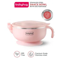 Babyhug Milk Powder Storage Container with Spoon - Blue-image-4