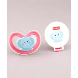 Babyhug Pacifier with Holder - Pink-picture-14