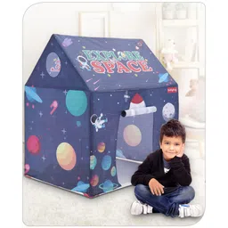 Babyhug Playtime Explore Space Foldable Tent House - Blue-picture-11