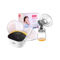 Babyhug Smart n Silent Electric Breast Pump & 3D Contoured Disposable Breast Pads Combo Pack-picture-21