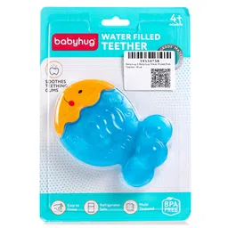 Babyhug Water Filled Fish Teether- Blue-picture-25