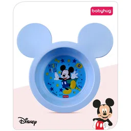 Babyhug Disney Mickey Print Round Bowl Blue -350 ml-picture-20