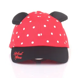 Babyhug Disney Minnie Mouse Summer Cap - Red-picture-18