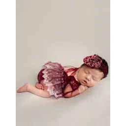 Babymoon Infant Girls Pack Of 2 Baby Photoshoot Props-picture-26