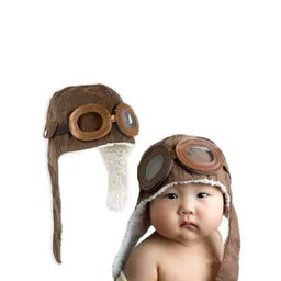 Babymoon Infants Aviator Crochet Woollen Beanie Cap-picture-20