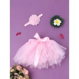 Babymoon Infants Pink Skirt & Headband Photography Outfit-picture-30
