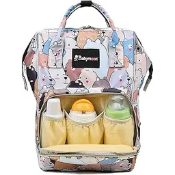 BabyMoon Mother Diaper Bag Lightweight Multifunctional Travel Unisex Diaper Backpack-picture-28