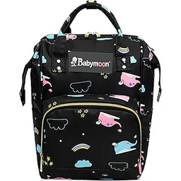 BabyMoon Mother Diaper Bag Lightweight Multifunctional Travel Unisex Diaper Backpack-picture-34