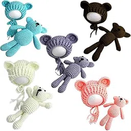 BabyMoon NewBorn Baby Photography Shoot Props Costume for New Born - Peach-picture-32