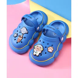 Babyoye Clogs with Back Strap Closure - Blue-picture-18