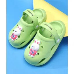 Babyoye Clogs with Back Strap Closure - Green-picture-13