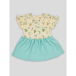 Babys Day Girls Printed Pure Cotton Fit & Flare Dress image 5