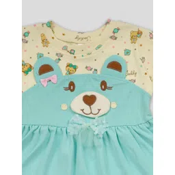 Babys Day Girls Printed Pure Cotton Fit & Flare Dress image 2