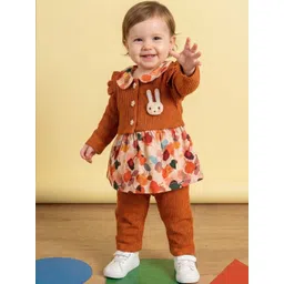 Babys Day Girls Printed Tunic with Trousers-picture-44