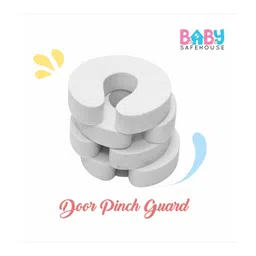 BabySafeHouse Finger Pinch Door Guard in Classic C Shape Pack of 4 - White-picture-11