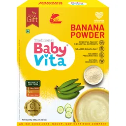 babyvita Banana Powder: Nutritious|No Added Sugar/Salt/Preservatives Cereal-picture-28