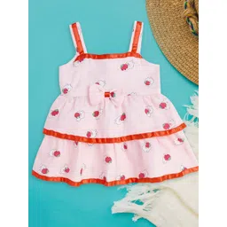 Babywish Girls Conversational Printed Fit & Flare Dress-picture-15