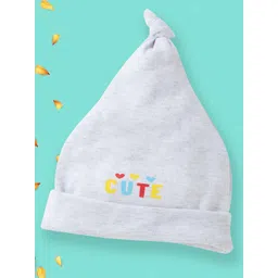Babywish Infants Typography Printed Cotton Beanie-picture-26