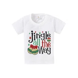 Babywish Kids Christmas Printed Short Sleeves Relaxed Fit Cotton T-shirt-picture-35
