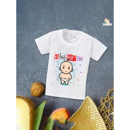 Babywish Kids Humour and Comic Printed Round Neck Cotton T-shirt-picture-34