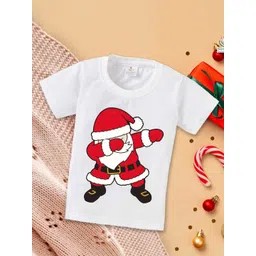 Babywish Kids Santa Claus Printed Cotton T-shirt-picture-37