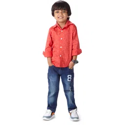 Babywish Unisex Kids Standard Opaque Printed Casual Shirt-picture-39