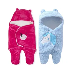 Babyzone Animal Embroidered Solid Wearable Blanket For Baby Boys and Girls-picture-12