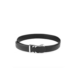 bacca bucci Men Black Textured Leather Belt-picture-26