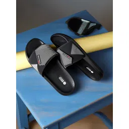 bacca bucci Men Striped Sliders-picture-37