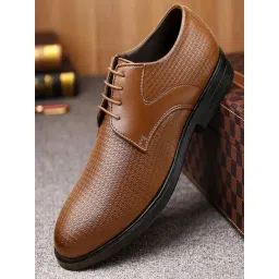 Bacca Bucci Men's OSLO Brown Derby Shoes-picture-12