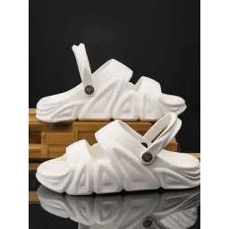 Bacca Bucci Men's Reactor White Slides-picture-43